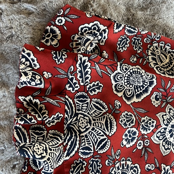 Madewell Silk Tie Back Blouse - Picture 2 of 5